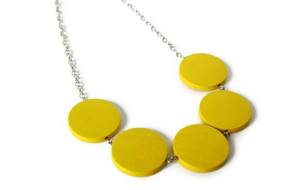 Bright clearance yellow necklace